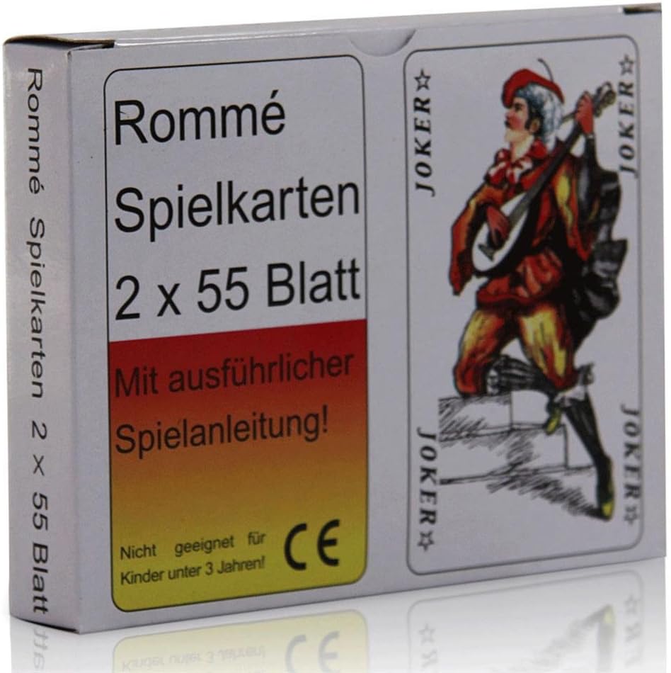 GP Rommé Doppel 2x55 Blatt Spielkarten: Amazon.de: Spielzeug